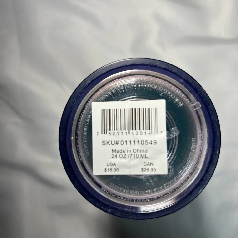 Starbucks 2020 Pastel Wave Iridescent Venti Tumbler 24oz Spring‎ No Straw
